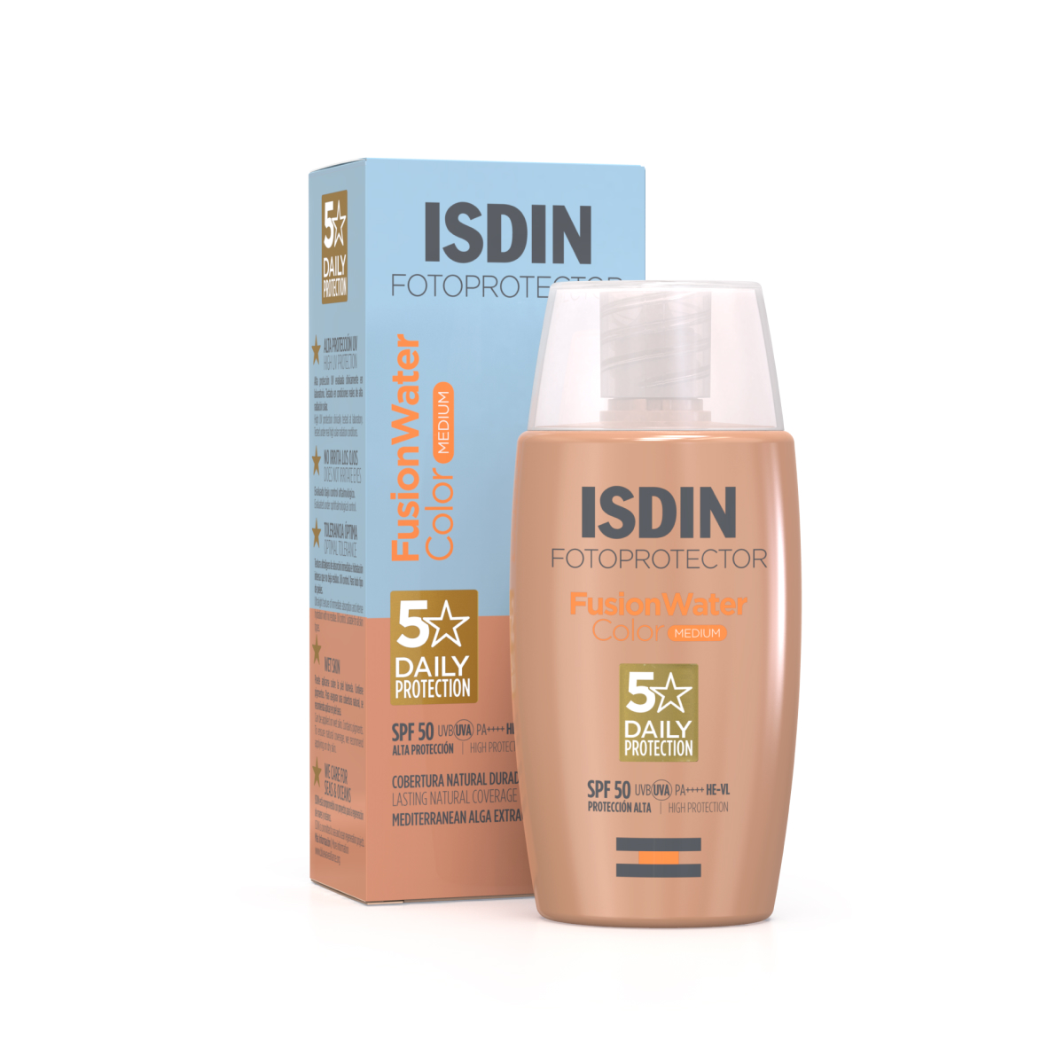 ضدآفتاب رنگی مدل لایت spf50